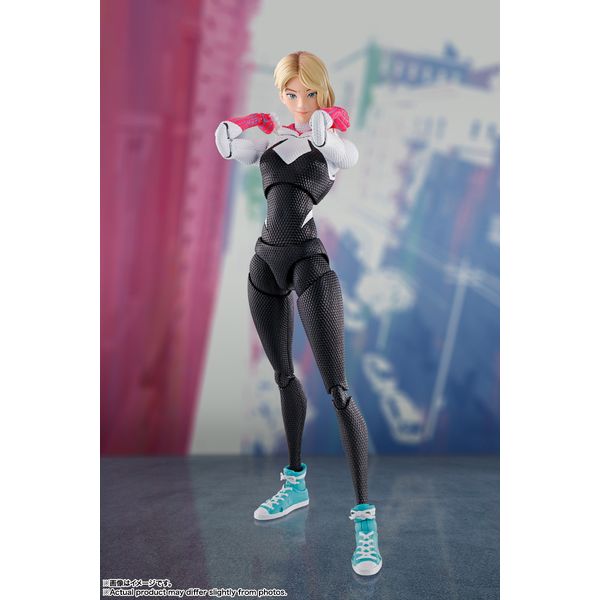 フィギュア: スパイダーマン：アクロス・ザ・スパイダーバース S.H.Figuarts スパイダーグウェン: BANDAI  SPIRITS｜キャラアニ.com