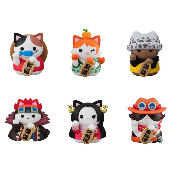 ワンピース MEGA CAT PROJECT ニャンピースニャーン！ 招き猫 FORTUNE LUCKY☆CAT PIRATES 【1BOX】