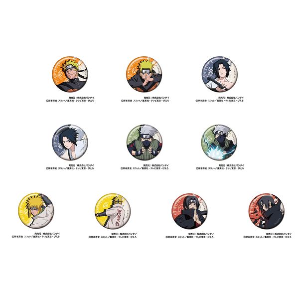 NARUTO-ナルト- 疾風伝 CANバッジ B BOX 【1BOX】