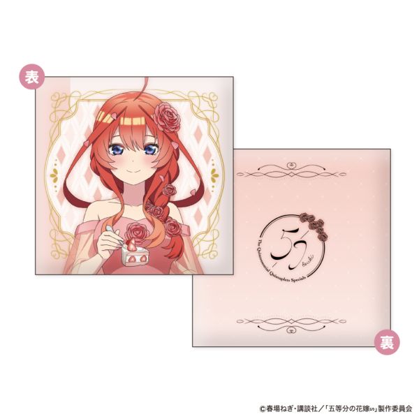 五等分の花嫁∽ スクエアミニクッション First Bite Ver. E：中野五月