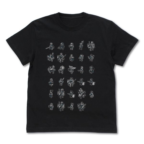 ユニコーンオーバーロード コルニア王国 2Dキャラクター Tシャツ BLACK S