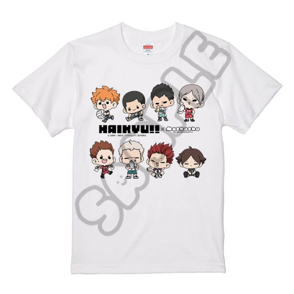 ハイキュー!! みんなmochocho化大作戦！第1弾 Tシャツ M-A（集合） ホワイト Sサイズ