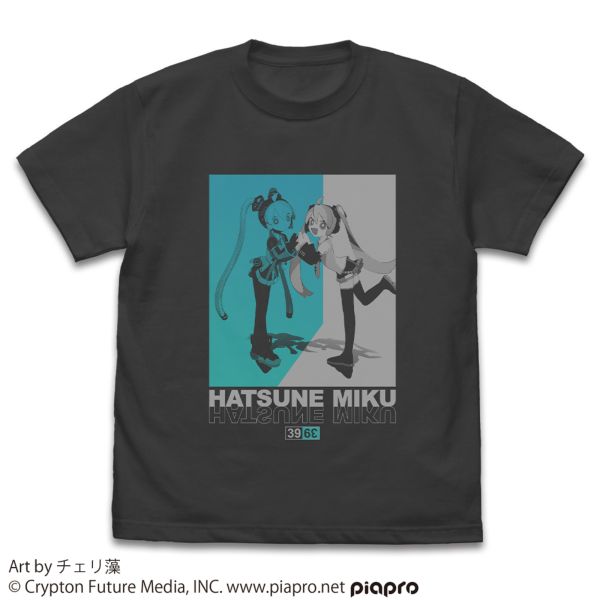 初音ミク Tシャツ チェリ藻 Ver. SUMI S