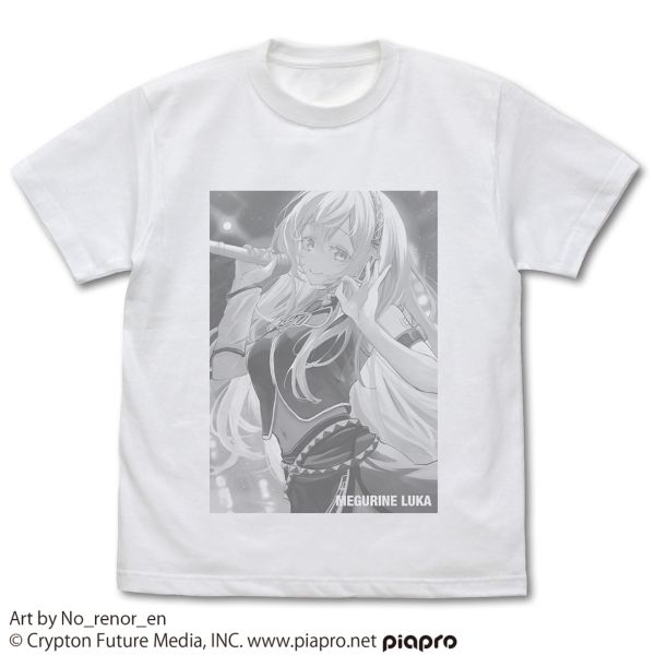 巡音ルカ Tシャツ No_renor_en Ver. WHITE S