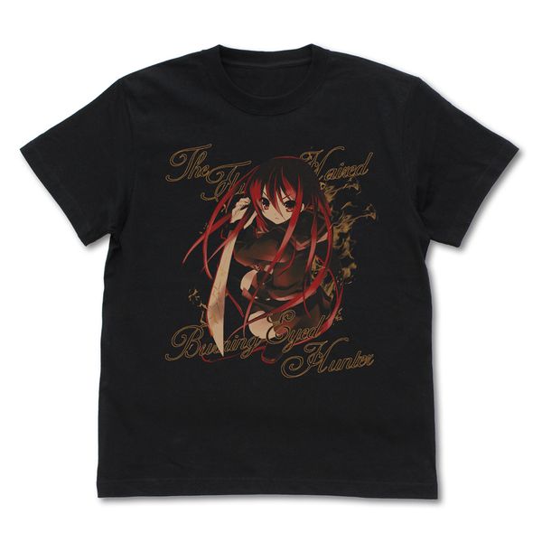 灼眼のシャナ 原作版 シャナ Tシャツ 炎髪灼眼Ver. BLACK L