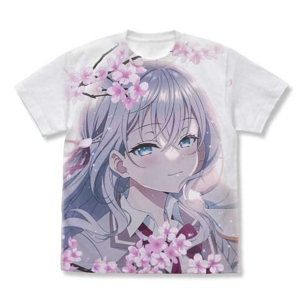 時々ボソッとロシア語でデレる隣のアーリャさん アリサ・ミハイロヴナ・九条 フルグラフィックTシャツ WHITE XL