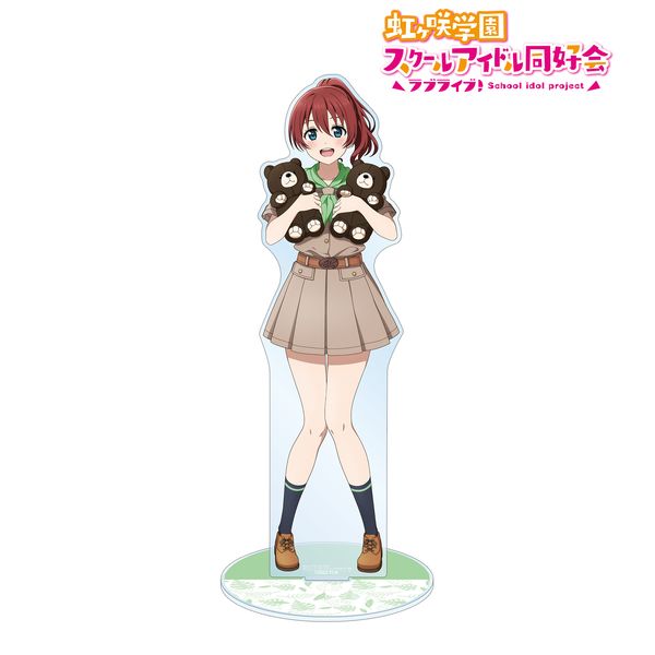 ラブライブ！虹ヶ咲学園スクールアイドル同好会 東武動物公園コラボ 描き下ろし エマ・ヴェルデ サファリルックver. 特大アクリルスタンド