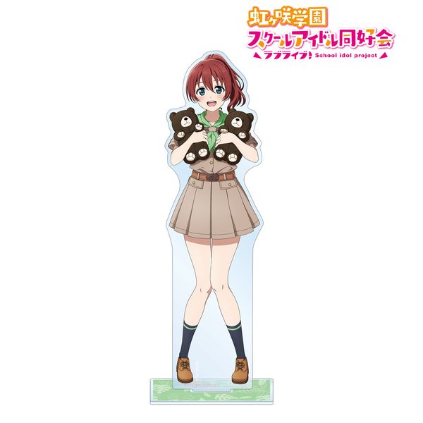 ラブライブ！虹ヶ咲学園スクールアイドル同好会 東武動物公園コラボ 描き下ろし エマ・ヴェルデ サファリルックver. BIGアクリルスタンド