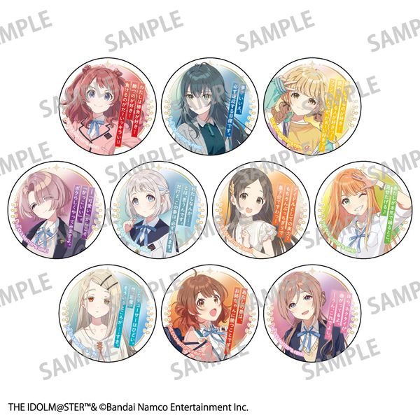 学園アイドルマスター トレーディングメタリック缶バッジ 【1BOX】