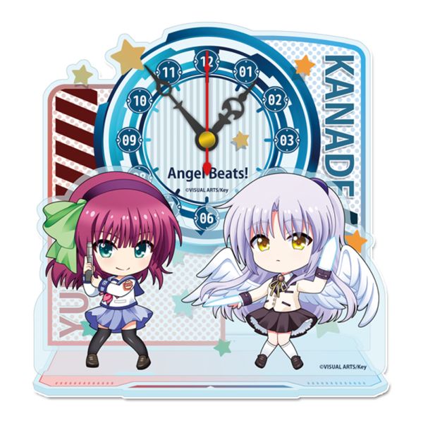 Angel Beats! ぷちちょこミニアクリル置時計 ゆり＆かなで