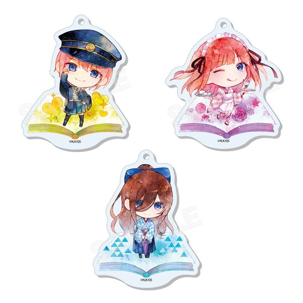 五等分の花嫁∽ キャラでるアート まるっとスタンドキーホルダー 01 大正ロマンver. 【1BOX】