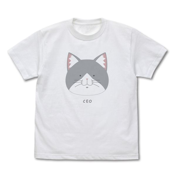 ラーメン赤猫 佐々木の「CEO」 Tシャツ WHITE S