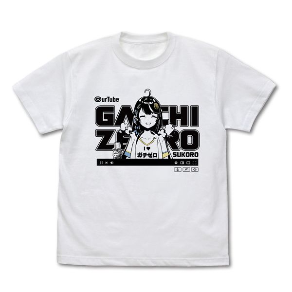 VTuberなんだが配信切り忘れたら伝説になってた シュワちゃん Tシャツ WHITE S