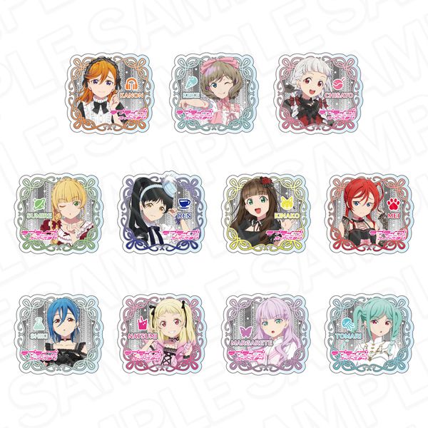 ラブライブ！スーパースター!! アクリルバッジ ロリータファッション ver 【11個セット】