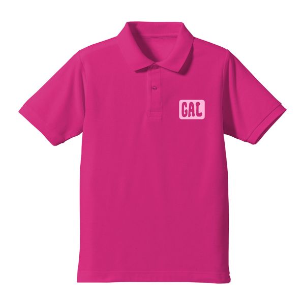 お兄ちゃんはおしまい！ かえでの「GAL」 ポロシャツ TROPICAL PINK XL