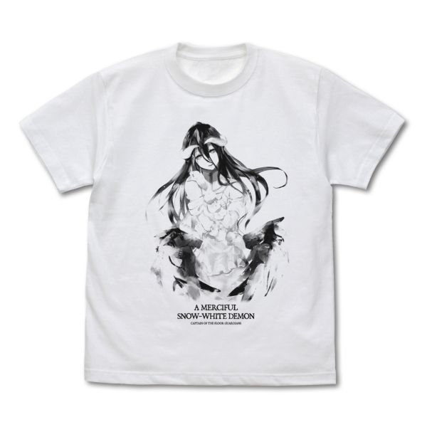 劇場版 オーバーロード 聖王国編 アルベド Tシャツ 慈悲深き純白の悪魔 Ver. WHITE S