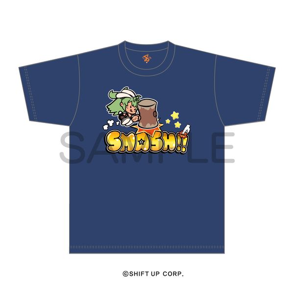 勝利の女神：NIKKE Tシャツ SMASH SODA! ネイビー サイズ S