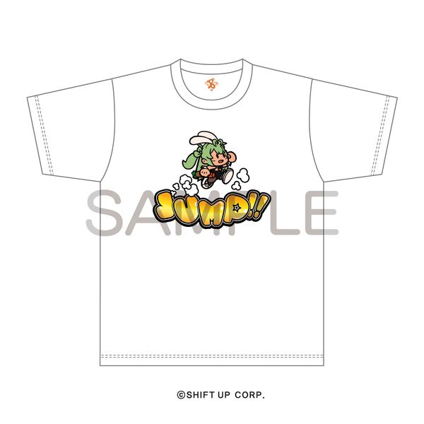 勝利の女神：NIKKE Tシャツ RUNNING SODA! ホワイト サイズ S