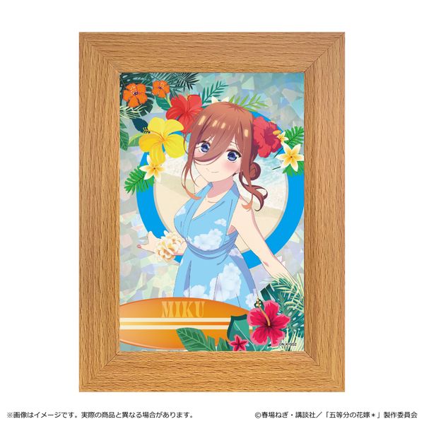 五等分の花嫁＊ ミニメタルアート 中野三玖