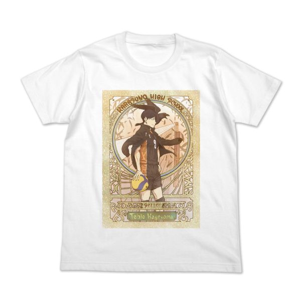 ハイキュー!! 影山飛雄 フルカラーＴシャツ 飛翔Ver. WHITE L