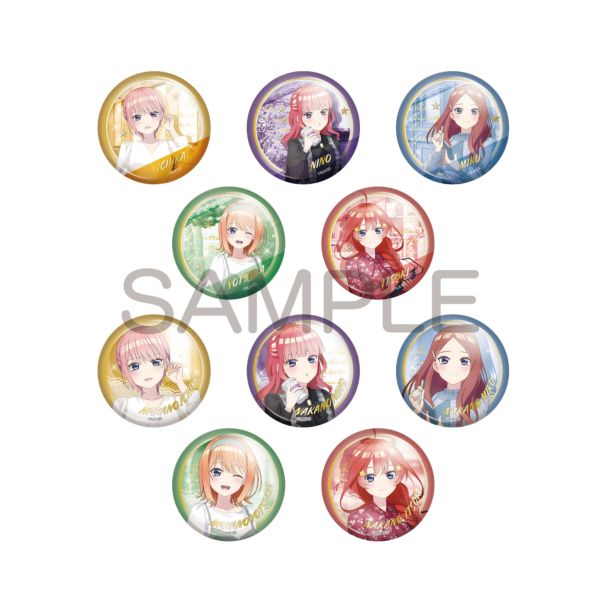 五等分の花嫁∽ 缶バッジ 【1BOX】