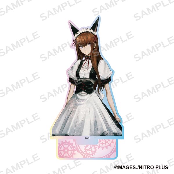 STEINS;GATE オーロラアクリルフィギュアスタンド 紅莉栖（メイド） 比翼恋理のだーりんver