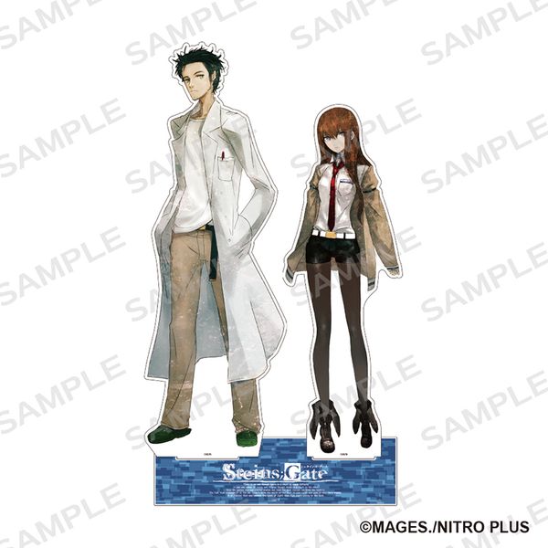 STEINS;GATE 【超】BIGアクリルフィギュアスタンド 既存立絵（岡部＆紅莉栖）