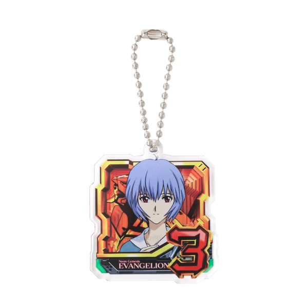 グッズ: エヴァンゲリオン アクリルキーホルダー3個セット B ミサト