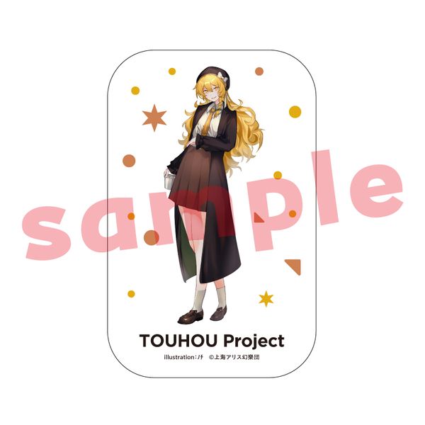 東方project 缶バッジ 『TOUHOU Project Charama Goods Exhibition』霧雨 ノチ