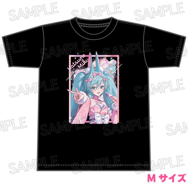 初音ミク あやかしステージ Tシャツ 黒 M