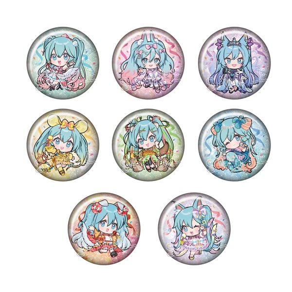 初音ミク あやかしステージ キラキラ缶バッジ 【1BOX】