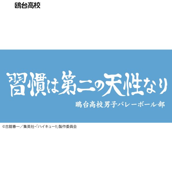 ハイキュー!! 横断幕スポーツタオル 鴎台高校