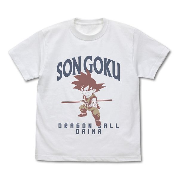 ドラゴンボールDAIMA 孫悟空（ミニ） Tシャツ WHITE M