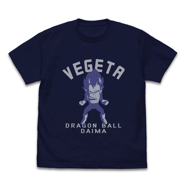 ドラゴンボールDAIMA ベジータ（ミニ） Tシャツ NAVY S