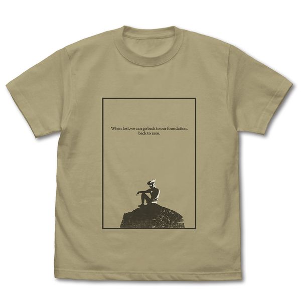 ウルトラマンゼロ たたずむウルトラマンゼロ Tシャツ SAND KHAKI S