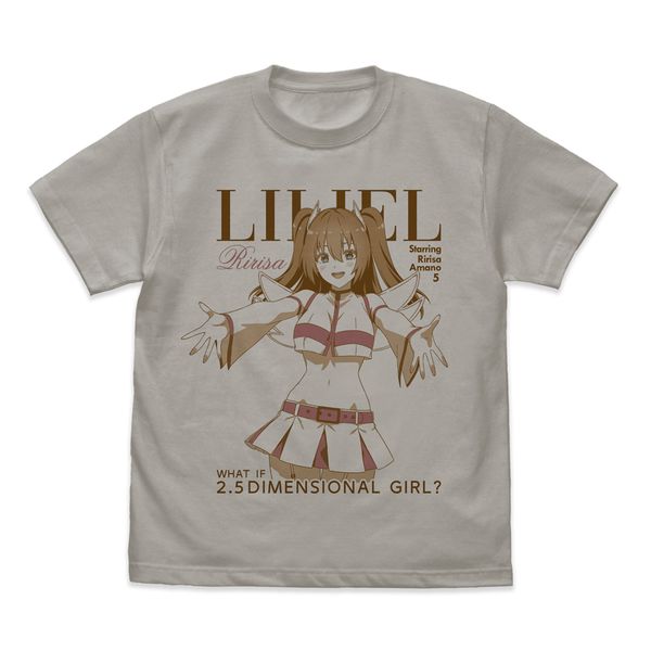 2.5次元の誘惑 リリエル 天使空挺隊ver. Tシャツ LIGHT GRAY L