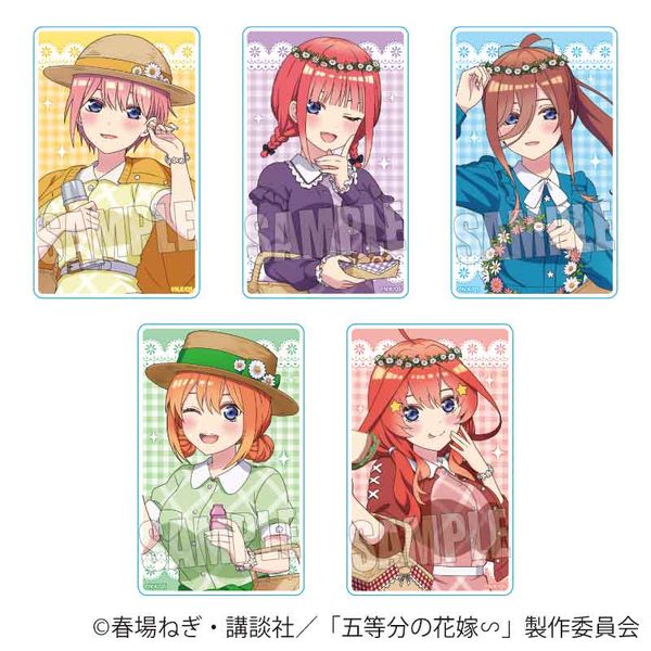 五等分の花嫁∽ トレーディングアクリルカード ピクニックver. 【1BOX】