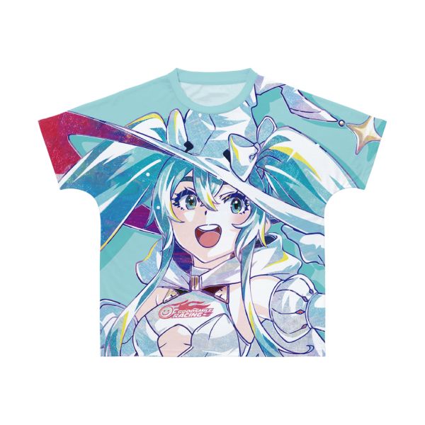 初音ミク GTプロジェクト レーシングミク 2024Ver. Ani-Art フルグラフィックTシャツ ver.Aユニセックス サイズM