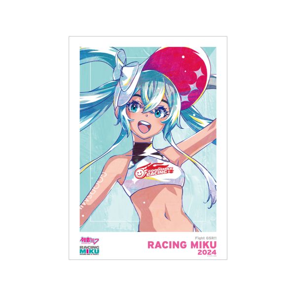 初音ミク GTプロジェクト レーシングミク 2024 Summer Holiday Ver. Ani-Art A3マット加工ポスター