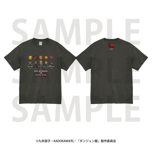 ダンジョン飯 Tシャツ ピクセルアート！ Lサイズ