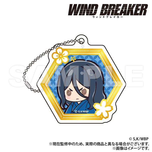 WIND BREAKER 箔押し風アクリルキーホルダー ver.2 杉下