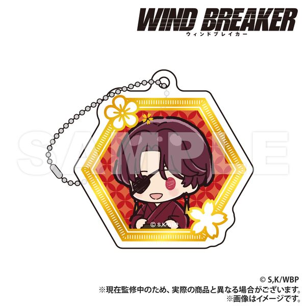 WIND BREAKER 箔押し風アクリルキーホルダー ver.2 蘇枋