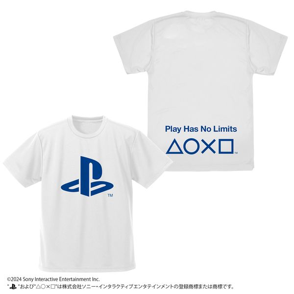 プレイステーション ドライTシャツ for PlayStation WHITE S