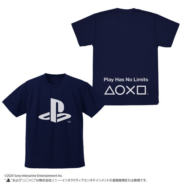 プレイステーション ドライTシャツ for PlayStation NAVY S