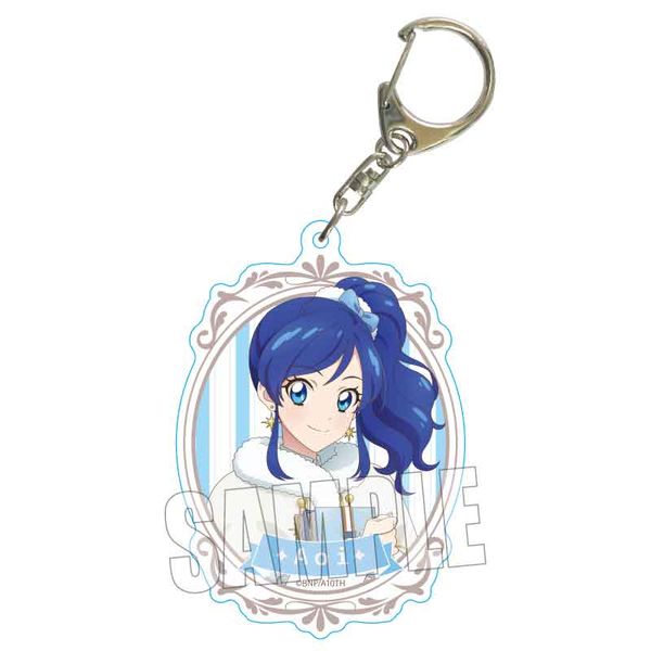 新品未開封 アイカツ 5th アクリルバッジスタンドキーホルダー あおい 蘭 アクリルバッジスタンドキーホルダー アイカツオンパレード