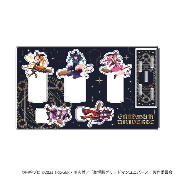 【新品】 グリッドマンユニバース アクリルジオラマ グリッドマン ユニバース アクリルジオラマ 六花&夢芽&アカネ
