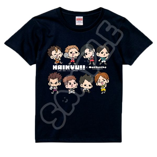 ハイキュー!! みんなmochocho化大作戦！第4弾 Tシャツ M-NA 集合 ブラック XLサイ