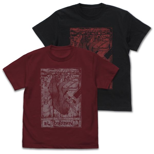 ドロヘドロ 心「扉」Tシャツ BURGUNDY S