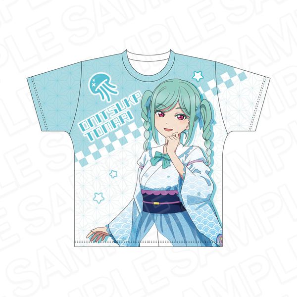 ラブライブ！スーパースター!! フルグラフィックTシャツ 鬼塚冬毬 和風ドレス ver