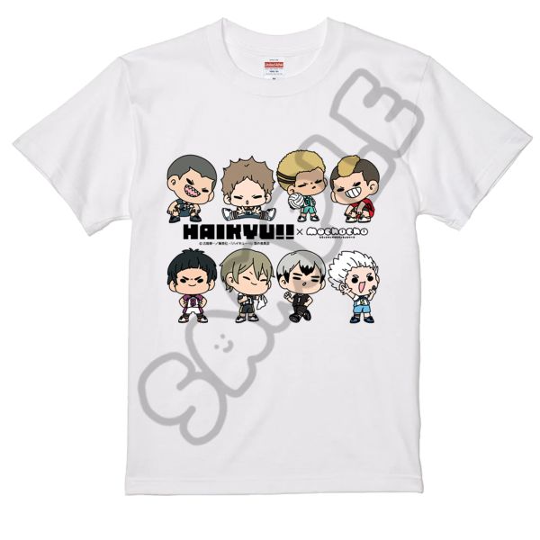 ハイキュー!! みんなmochocho化大作戦！第5弾 Tシャツ M-CA 集合 ホワイト Sサイズ